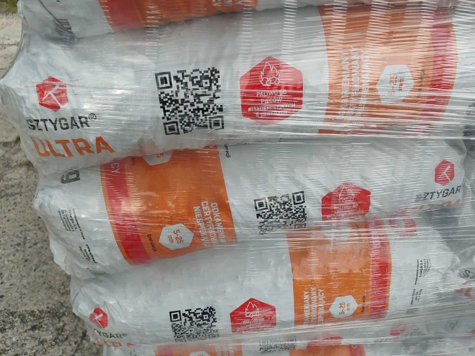 EKOGROSZEK workowany Sztygar U;TRA 28 MJ Certyfikat, Pellet Hurt Detal