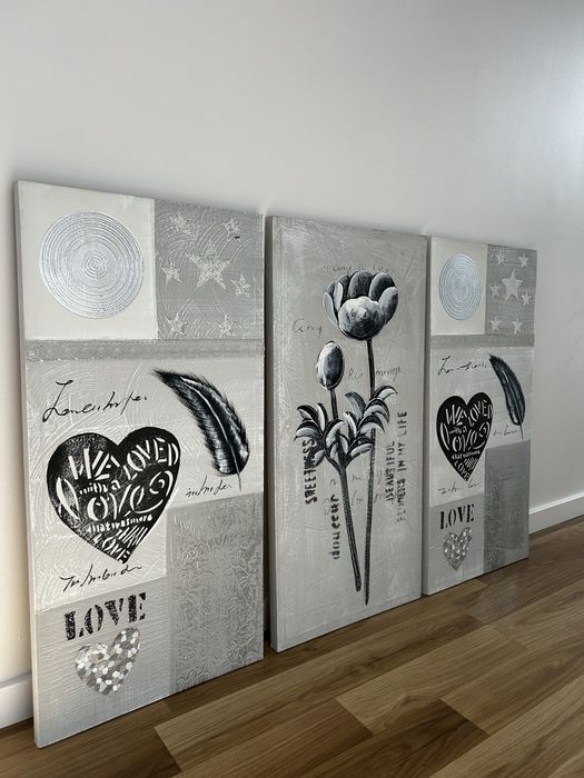 Obrazy glamour 38x78 cm
