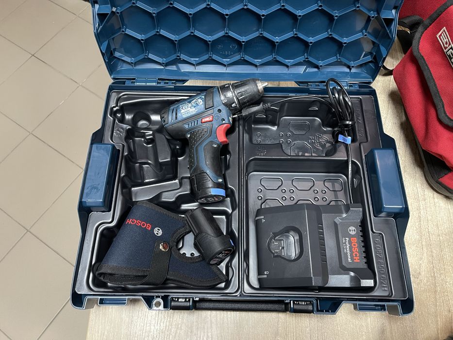 Bosch GSR 12V-15 L-Boxx / акумуляторний шуруповерт Бош 12V