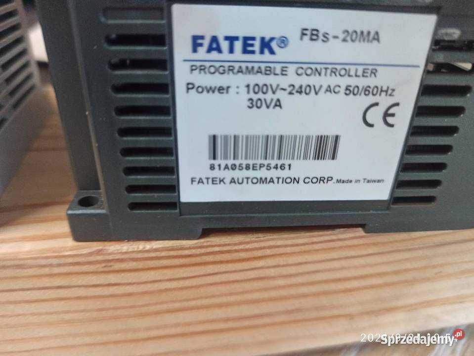 sterownik  programowalny do maszyny
