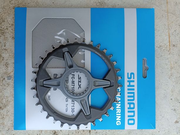 Shimano chainring 34t — prato pedaleiro 34 dentes, FC-M7100-1