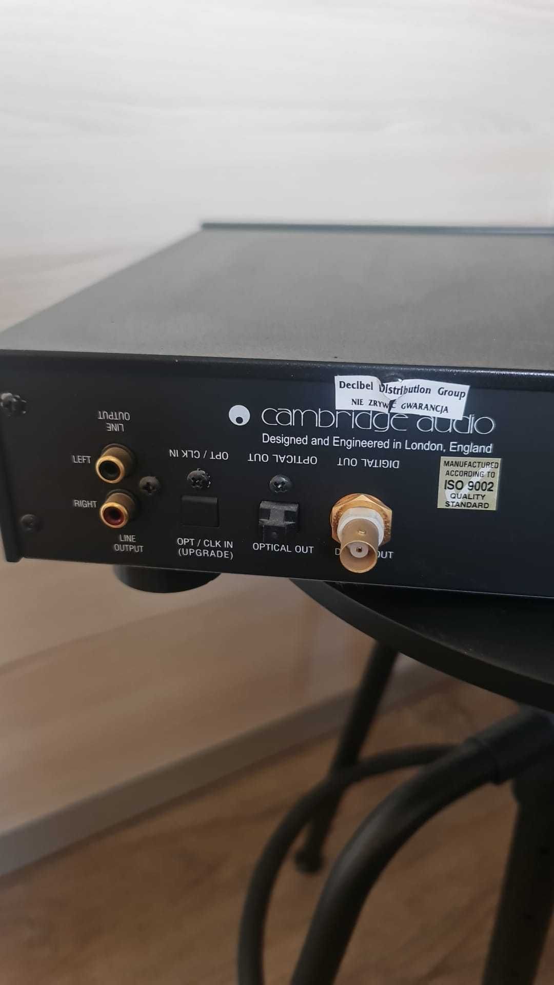 Odtwarzacz CD Cambridge Audio D500 czarny pilot