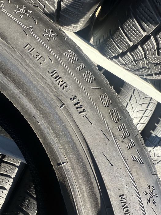 Opony 215/55R17 Dunlop WinterSport5 22rok
