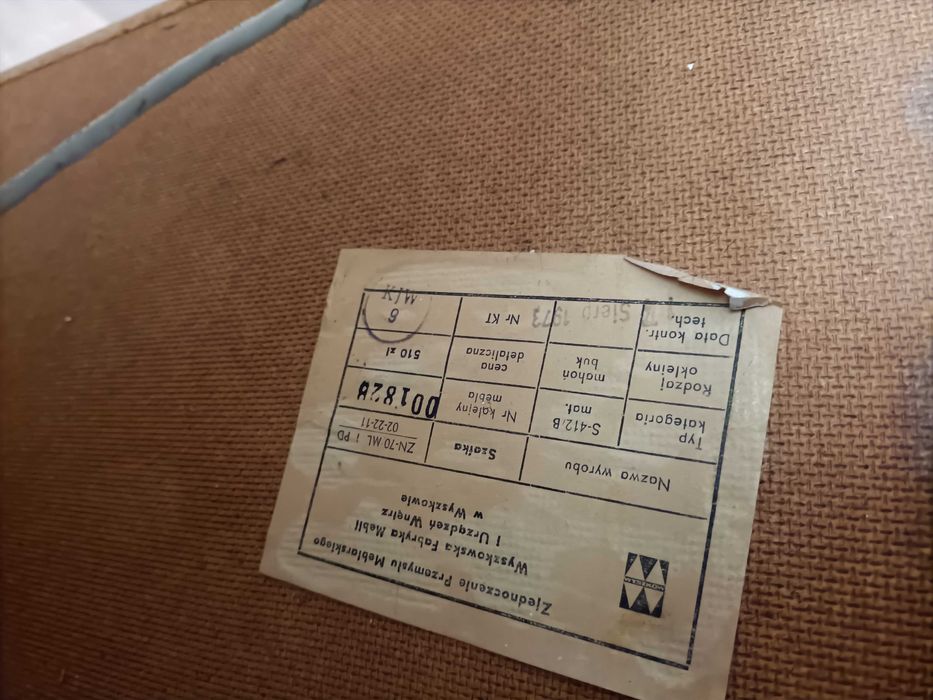 Kultowy Regał PRL - WYSZKÓW 1973 rok -  do renowacji!