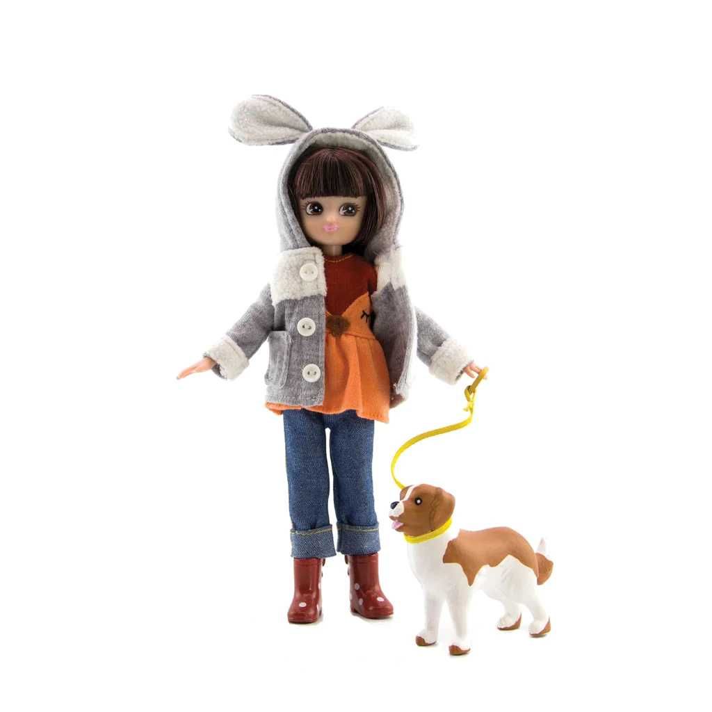 Лялька кукла Lottie Arklu з собачкою Walk in the Park