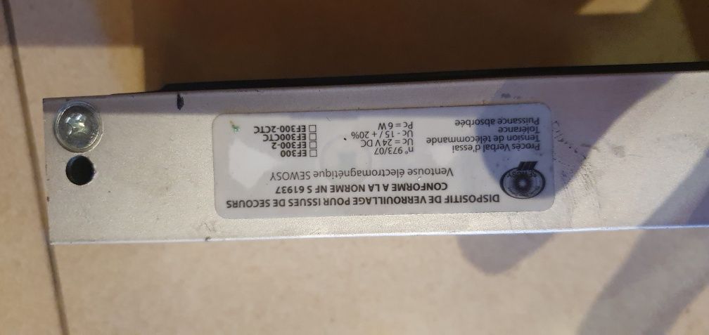 Zwora elektromagnetyczna Sewosy EF300CTC