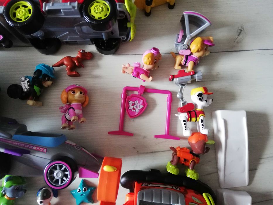 Psi Patrol pojazdy Liberty, Skye, Marshall, Chase i inne Spin Master