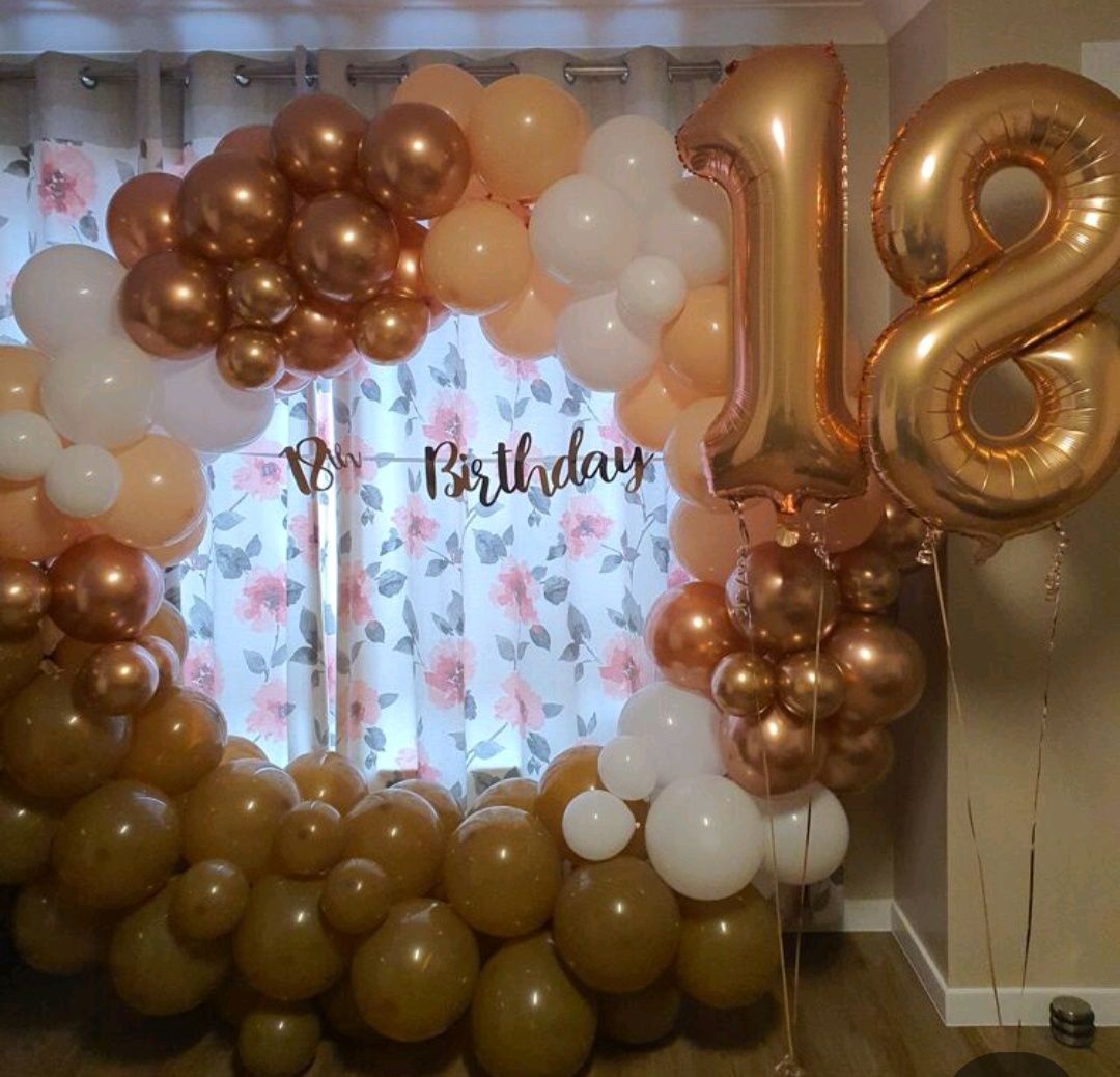 Stelaż łuk kolo na balony chrzest 18-stka roczek komunia 50-lecie 30-s