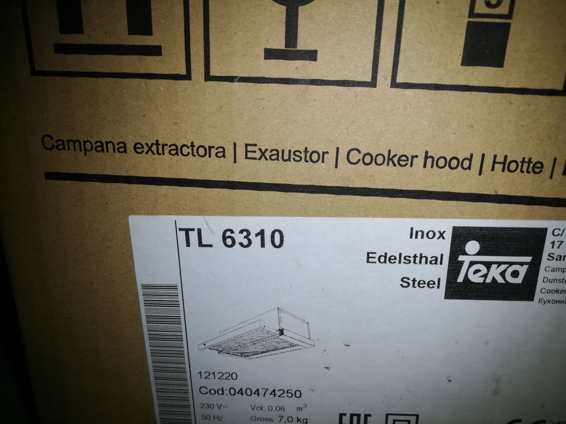 Exaustor Teka TL 6310 Inox + Extractor S&P CK 40