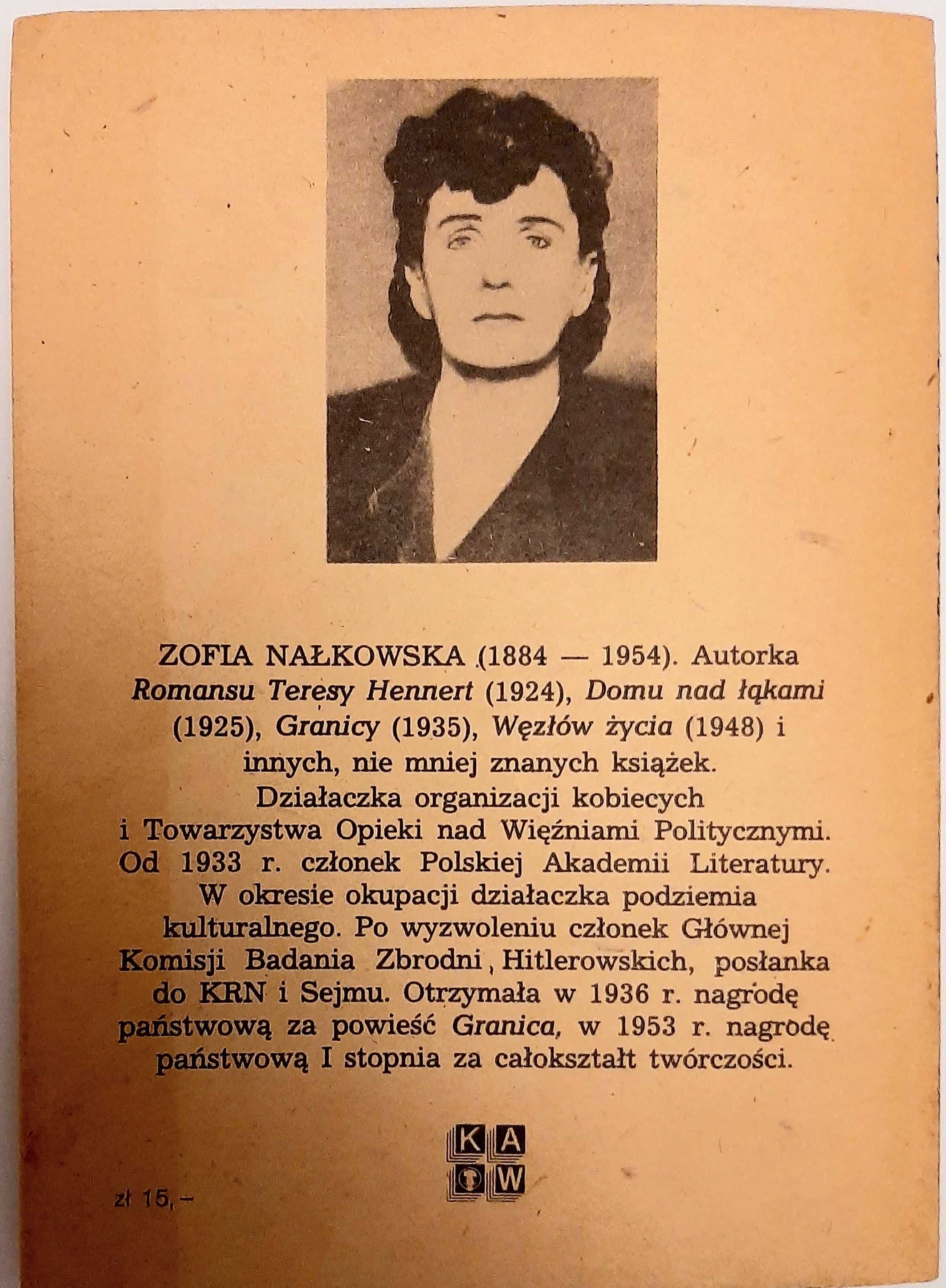 Zofia Nałkowska, Medaliony