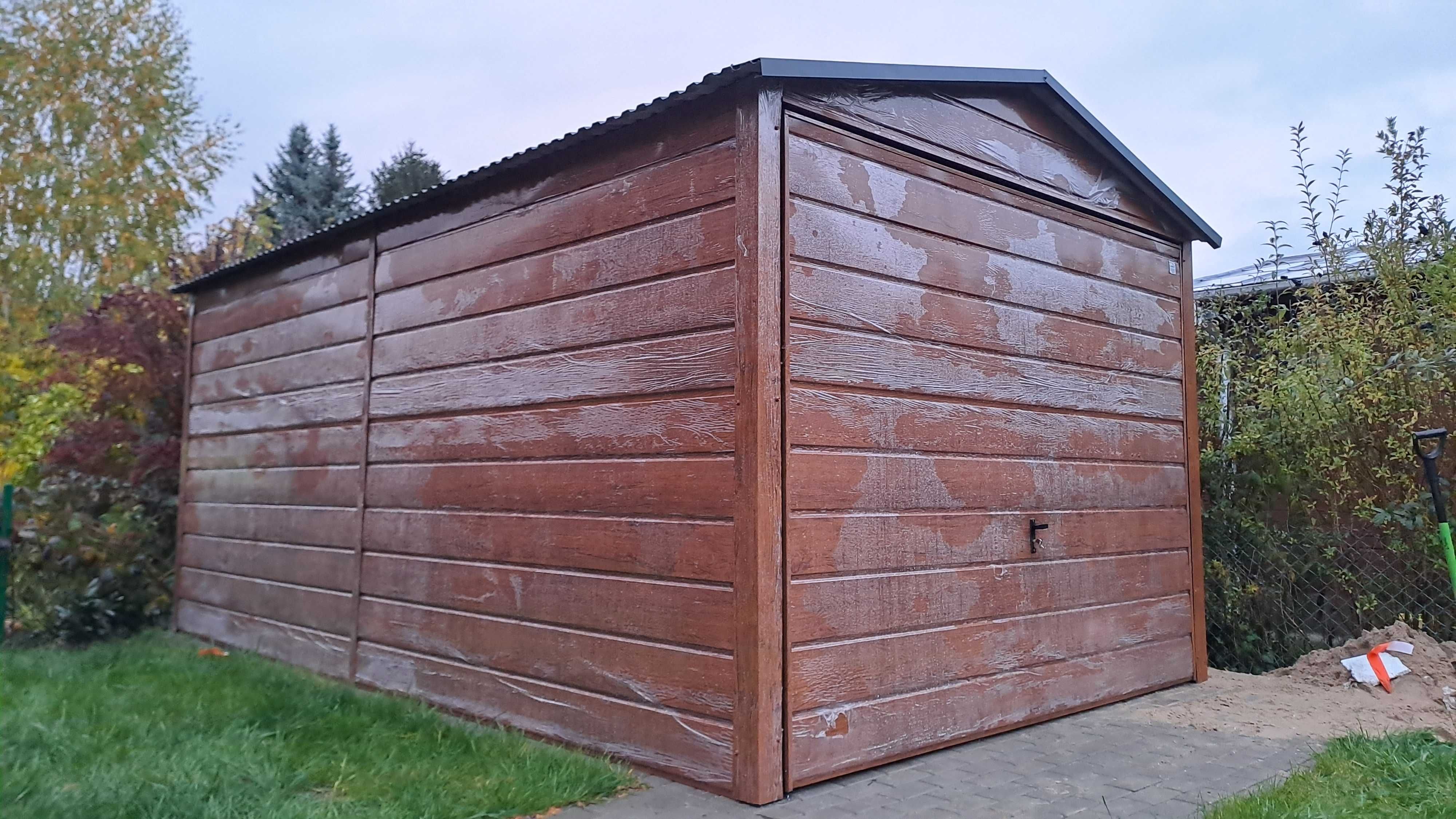Domek Narzędziowy Garaż Drewnopodobny 5x5 Dowolny Wymiar