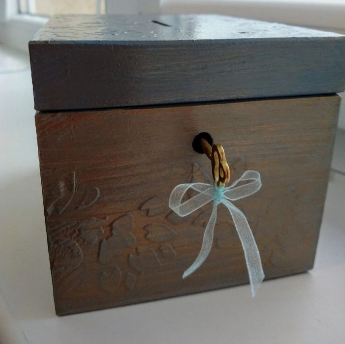 Skarbonka na klucz handmade