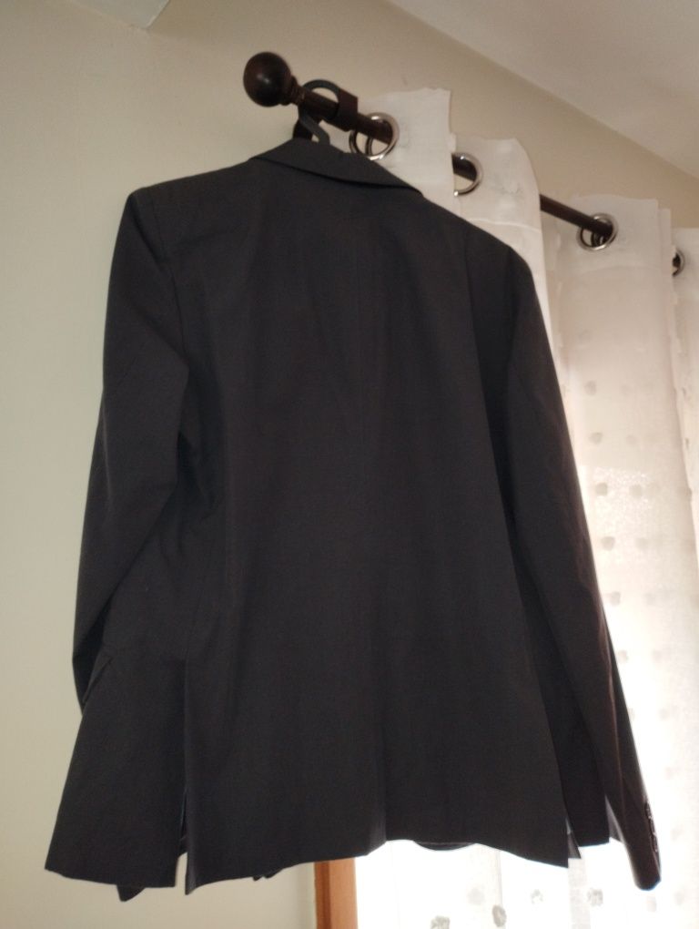 Fato cinzento - blazer e calça - criança 5 anos - batizado/batismo/cas