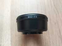Adapter, przejściówka z M 42 na Fujifilm X.
