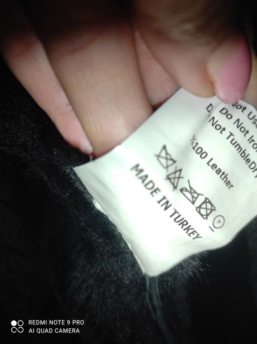 Женская турецкая натуральная дубленка