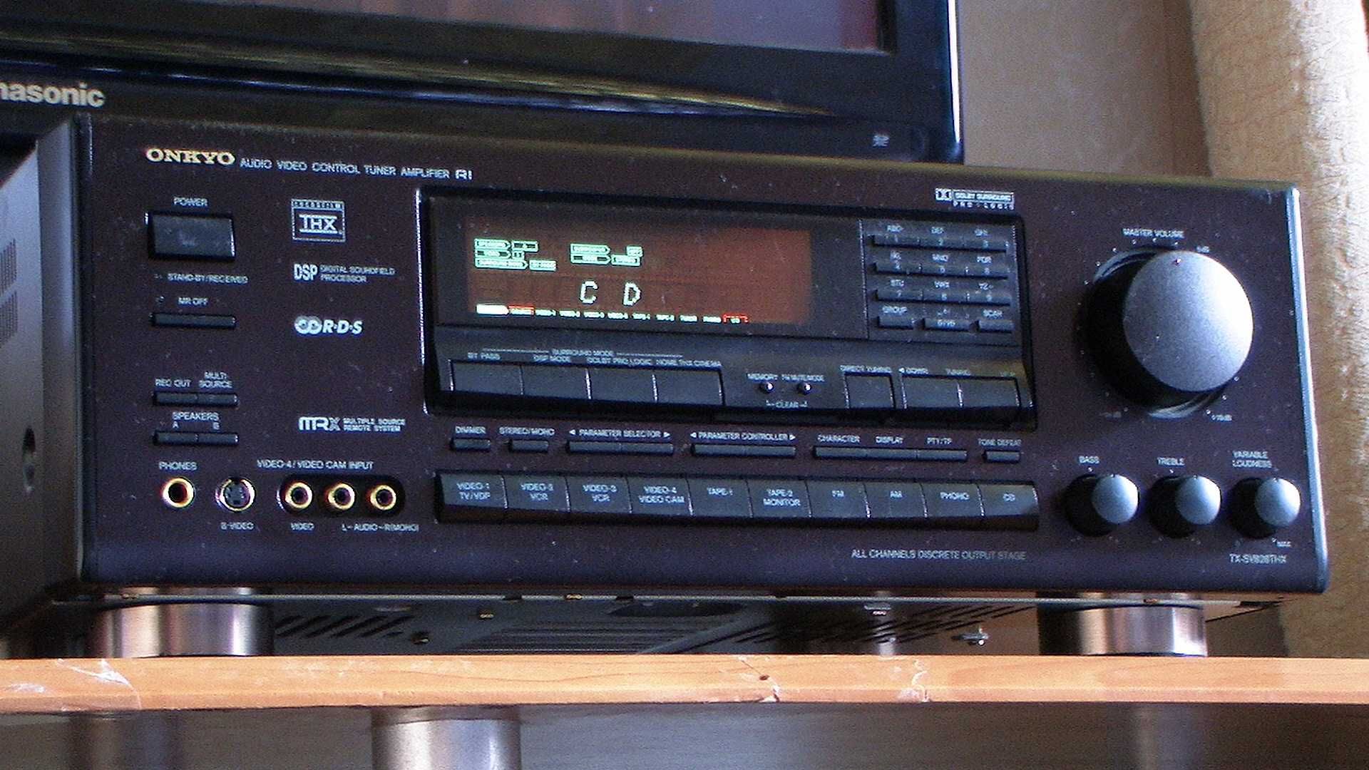 ONKYO TX Sv 828 Thx R1 Made In Japan 15 КГ Ритейл 1600$ 100вт/канал
