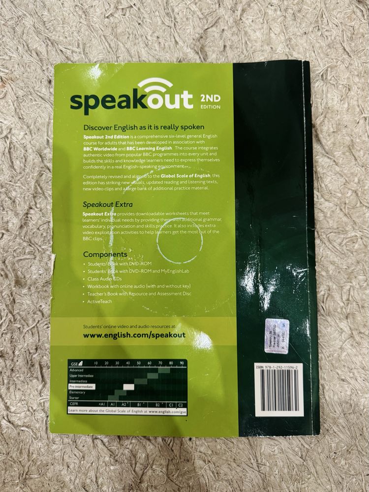 Підручник Speakout pre-intermediate