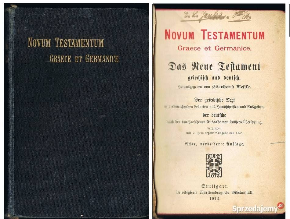 Novum Testamentum - Graece et Germanice