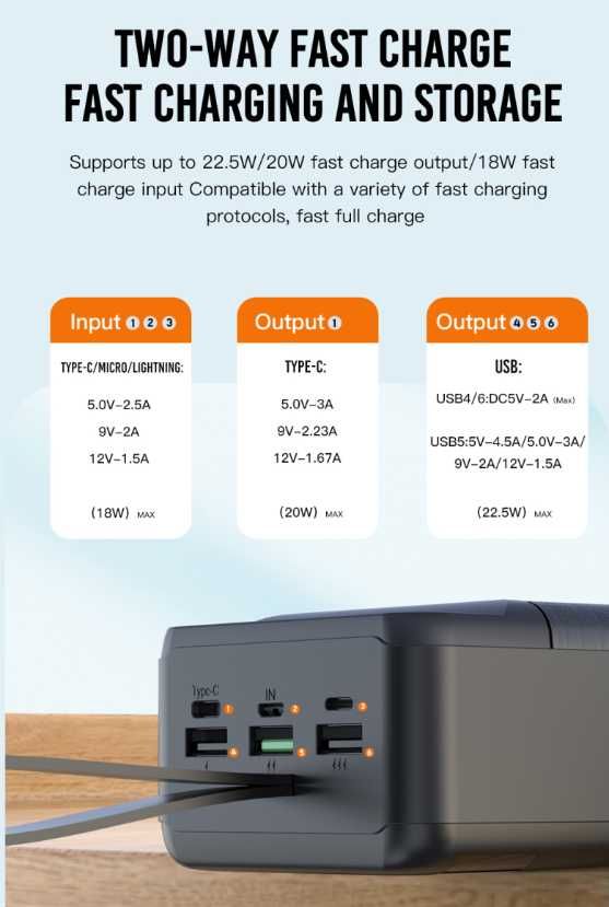 Power Bank 50000MAH XO-PR158 (NOVA)