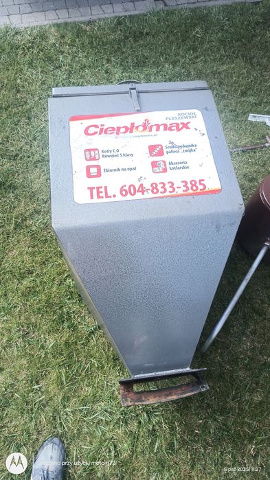 Zbiornik kosz na ekogroszek