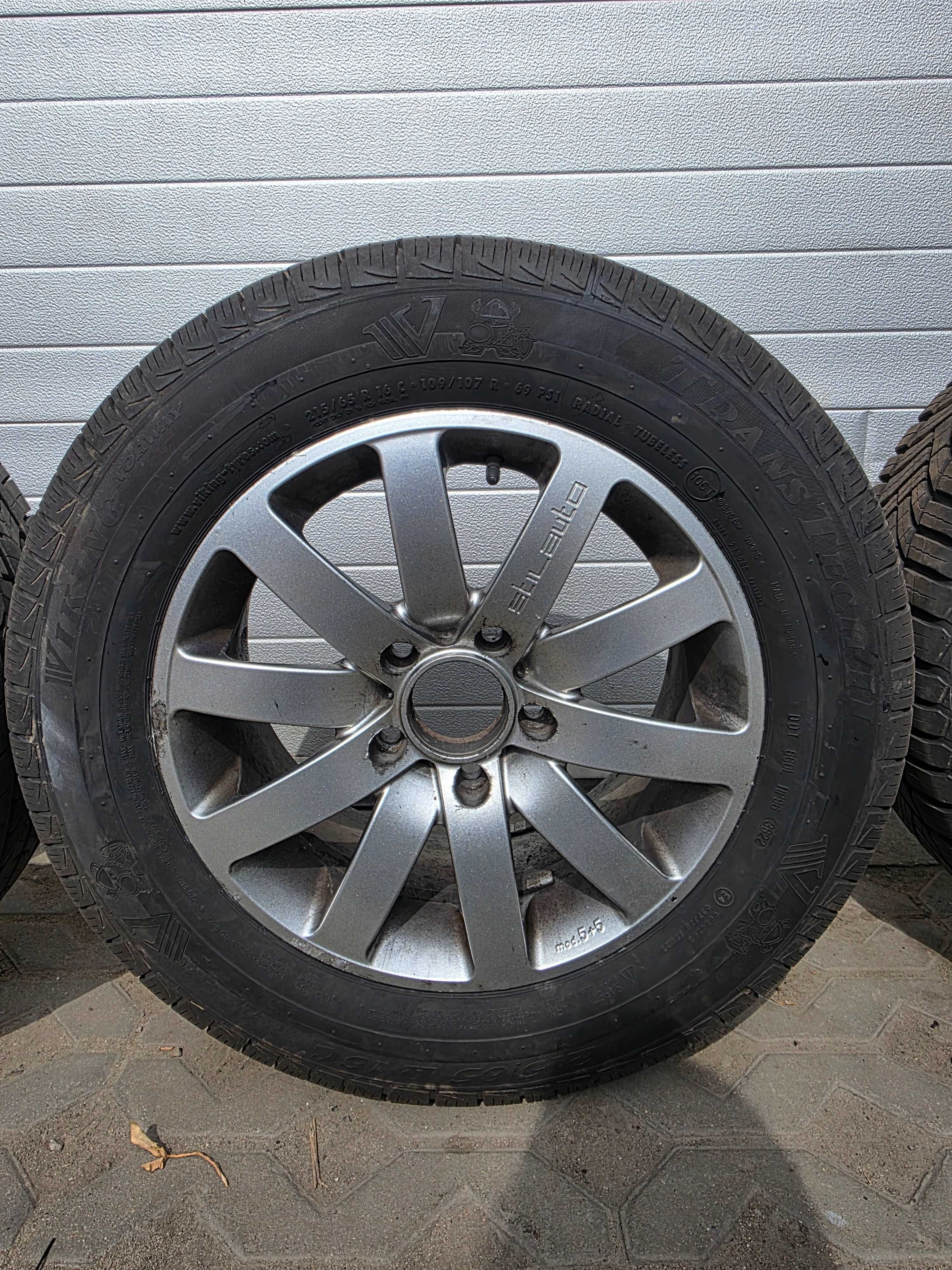 Komplet kół felg aluminiowych opon- Vivaro Trafic Primastar 215/65r16c