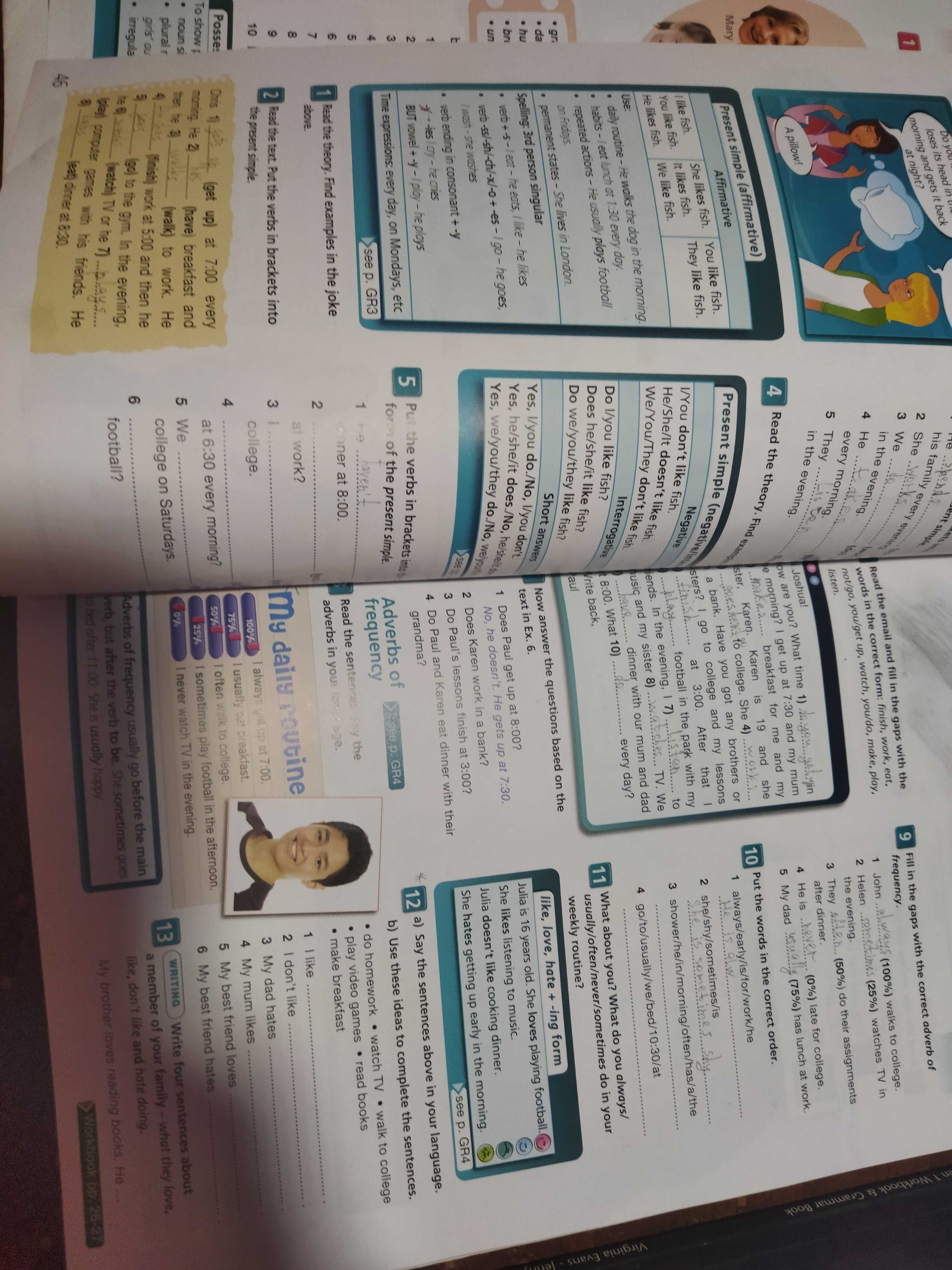 On Screen 1 , Student's Book and Woorkbook