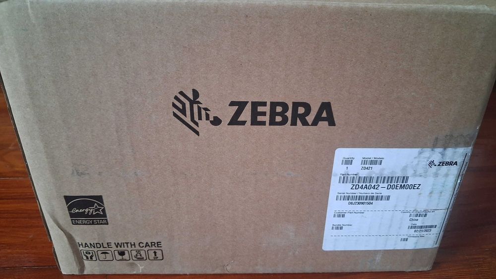 Nowa, nieużywana drukarka Zebra ZD421 - Komplet!
