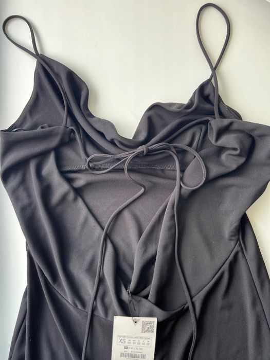 Сукня zara Xs S з відкритою спиною максі