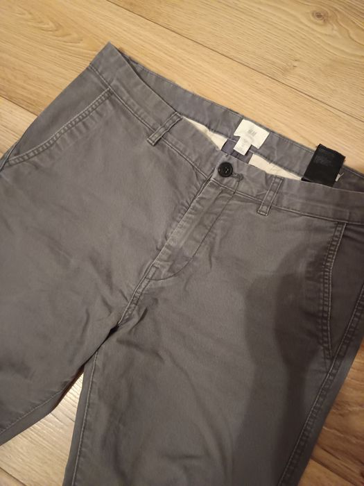 Chinosy spodnie męskie 32 H&M