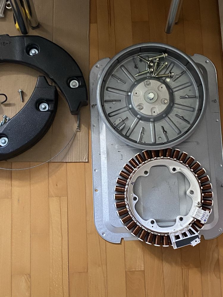 pralka LG 8kg WD-14440FDS direct drive silnik, przeciwwagi, i inne
