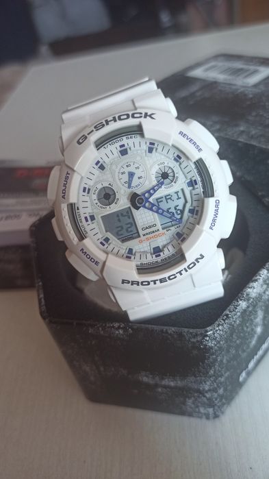 Годинник чоловічий Casio G-Shock GA-100A-7A Original mod.: 5081 GA-110