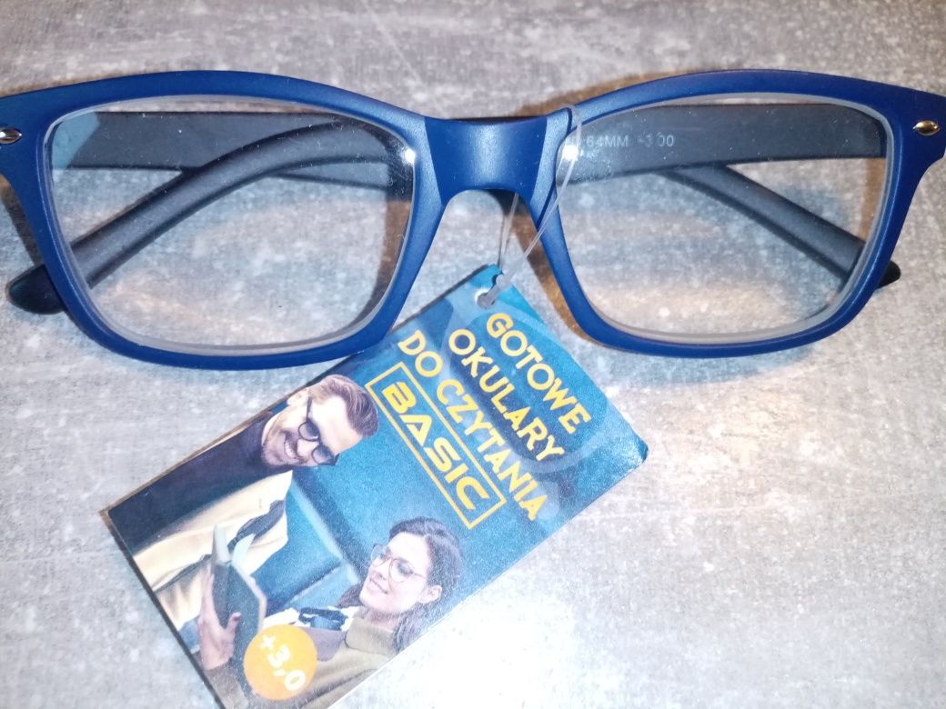 Nowe do czytania okulary 3+