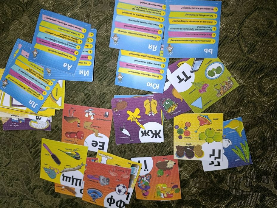 Набір - розвиток мовлення, вивчення літер, навчання читанню