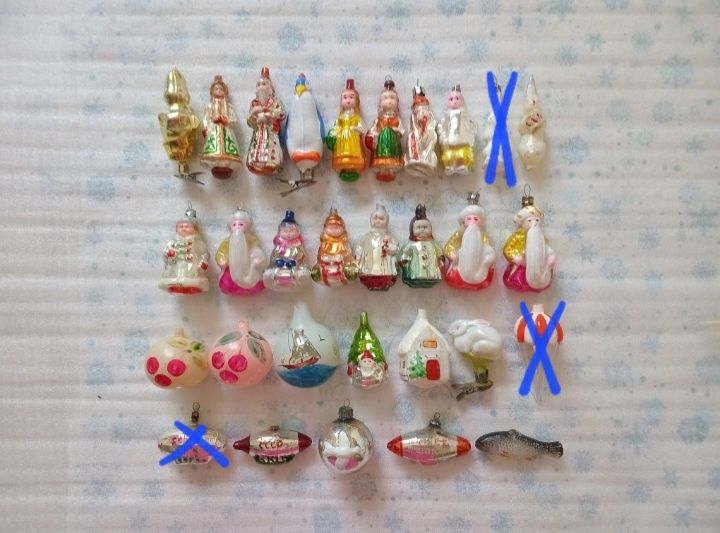 Елочные игрушки СССР