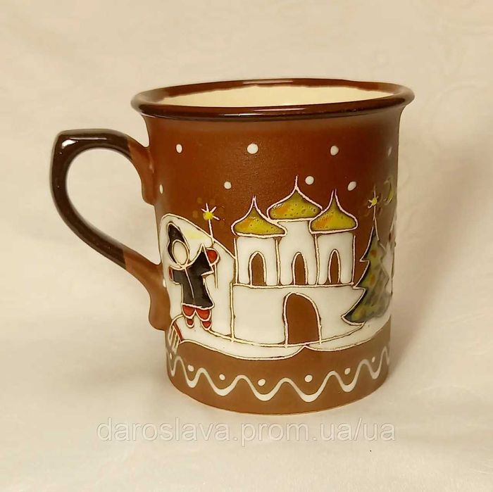 Чашки ручної роботи, пологогівська кераміка НОВІ!