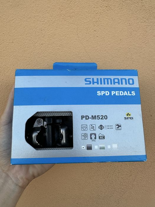 Pedais SPD M520 / Pedais de Encaixe