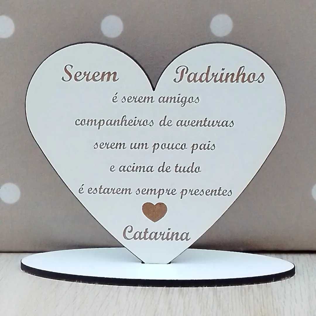 Coração em mdf personalizado