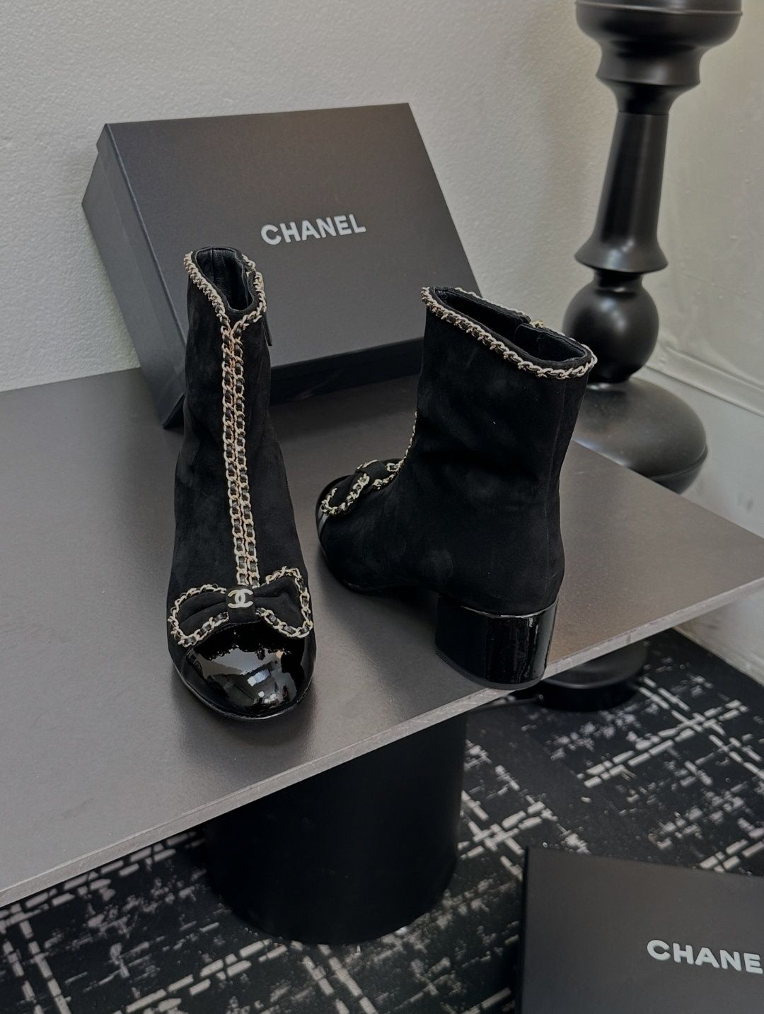 Chanel 24P botki kokarda łańcuch r. 35-41 Wrocław Stare Miasto