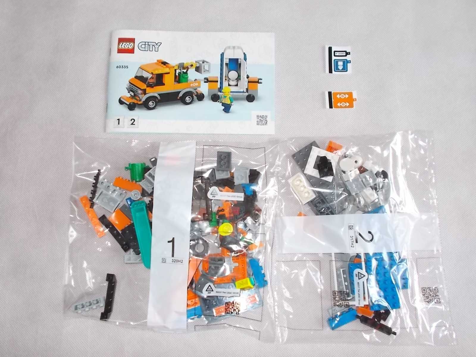 LEGO 60335 Pojazd drogowo-szynowy z toi toiem 60386, 60385, 60324