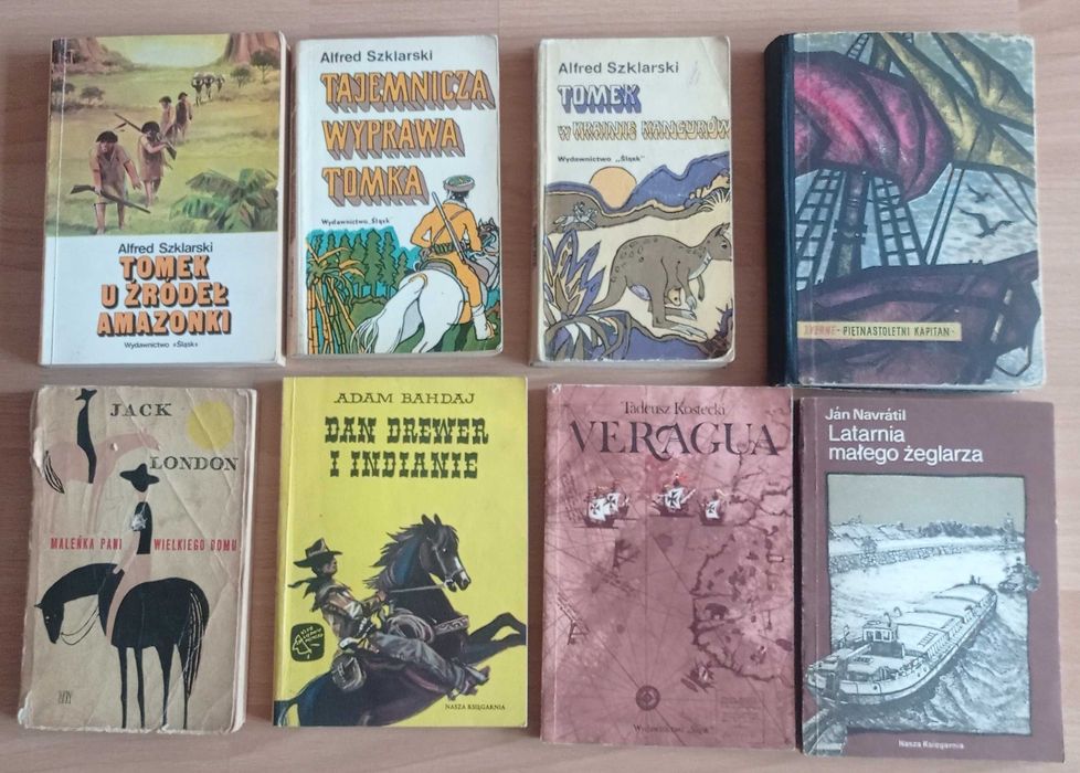 Książki młodzieżowe, przygodowe