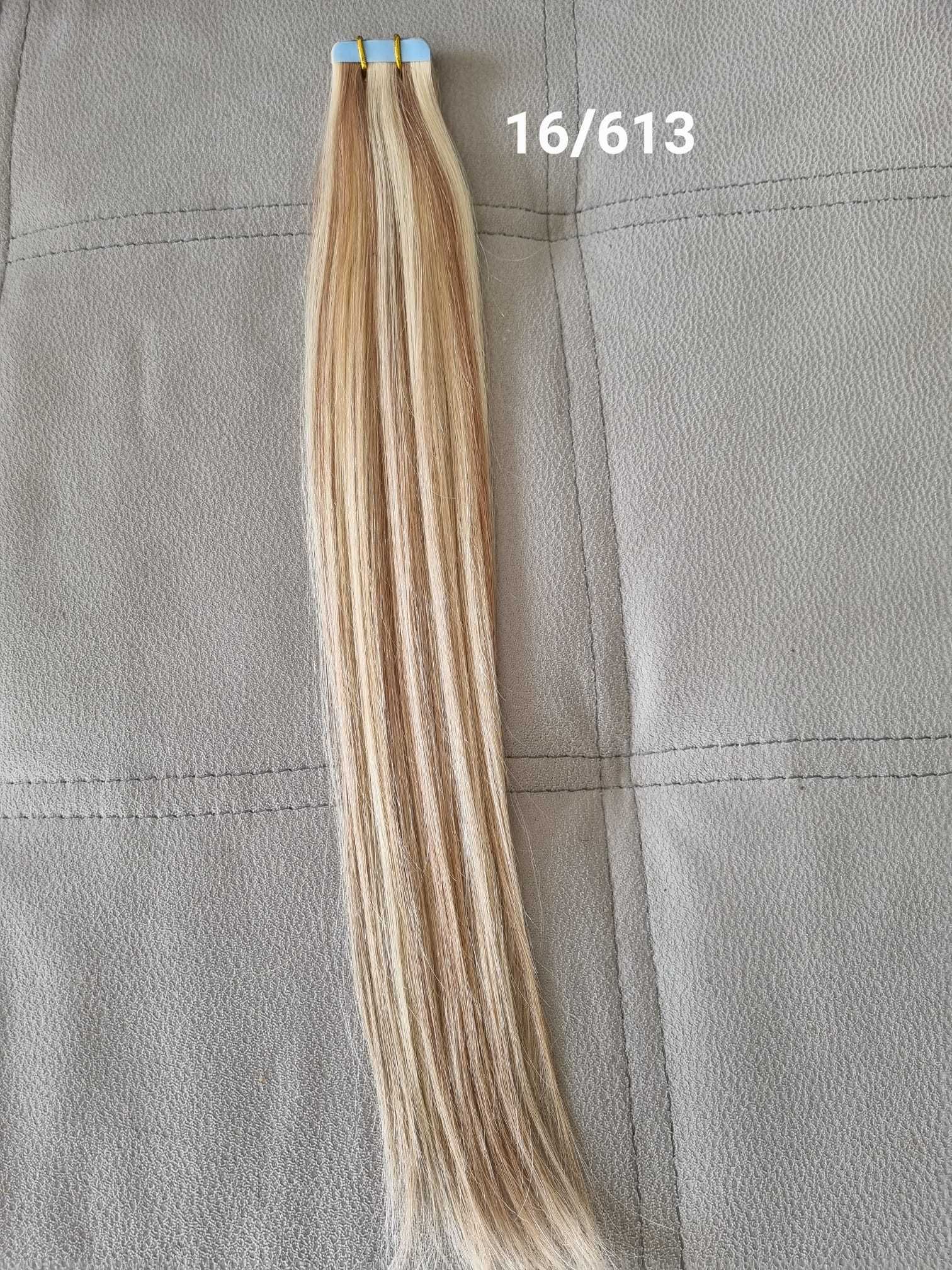 Extensões de Fita Adesiva - Cabelo Liso 100% Natural