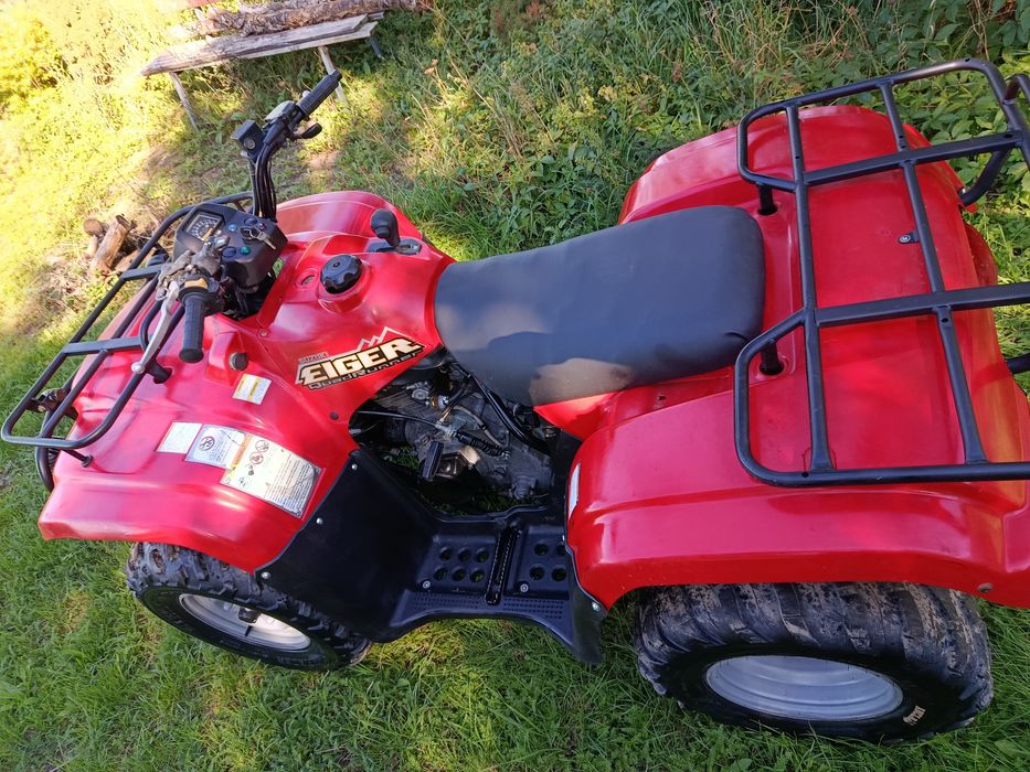 Suzuki Eiger 400 4x4 Pług Do śniegu Quad Hak Do zadań specjalnych