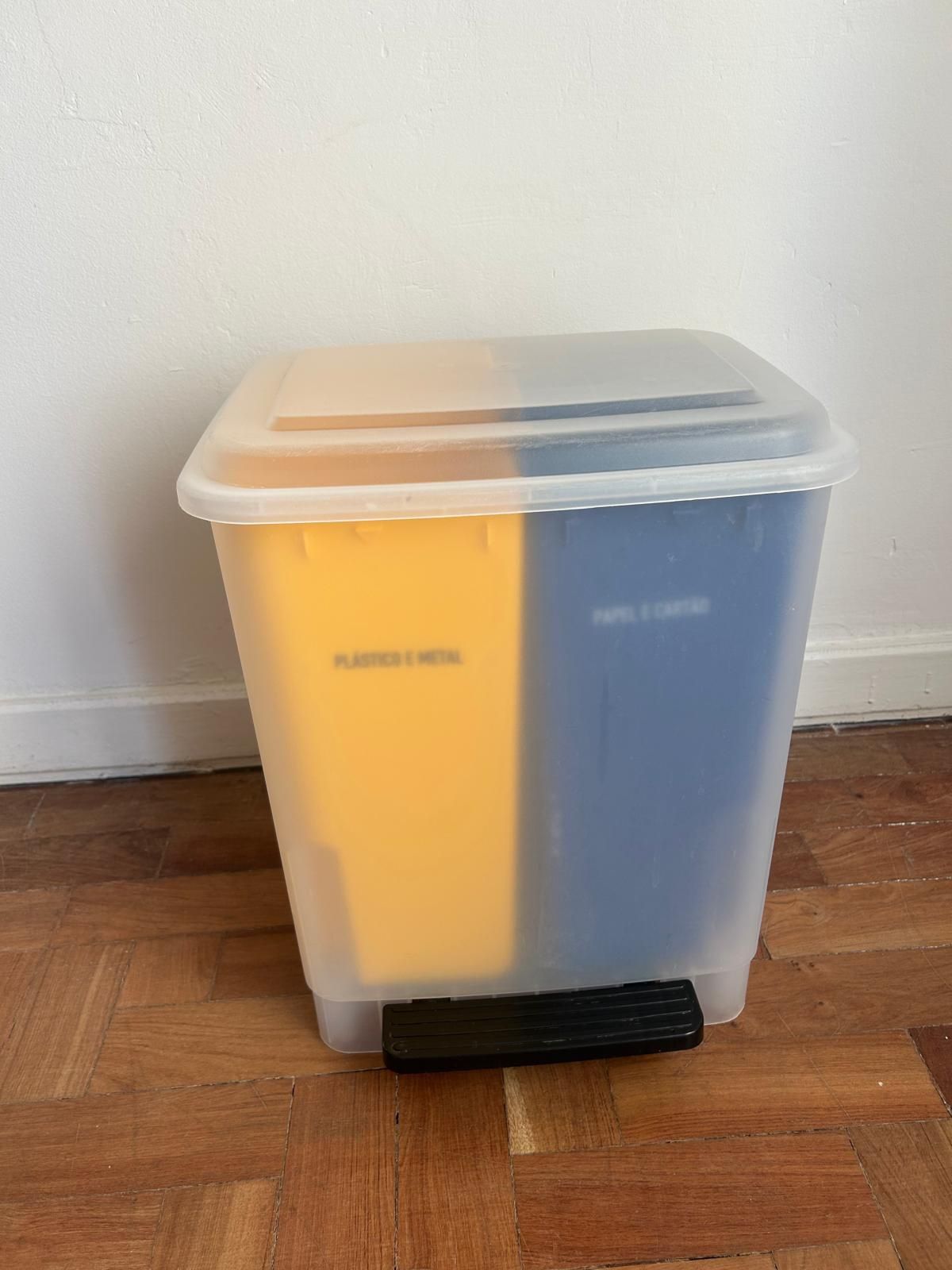 Caixote do Lixo ECO – 20L (Azul e Amarelo)