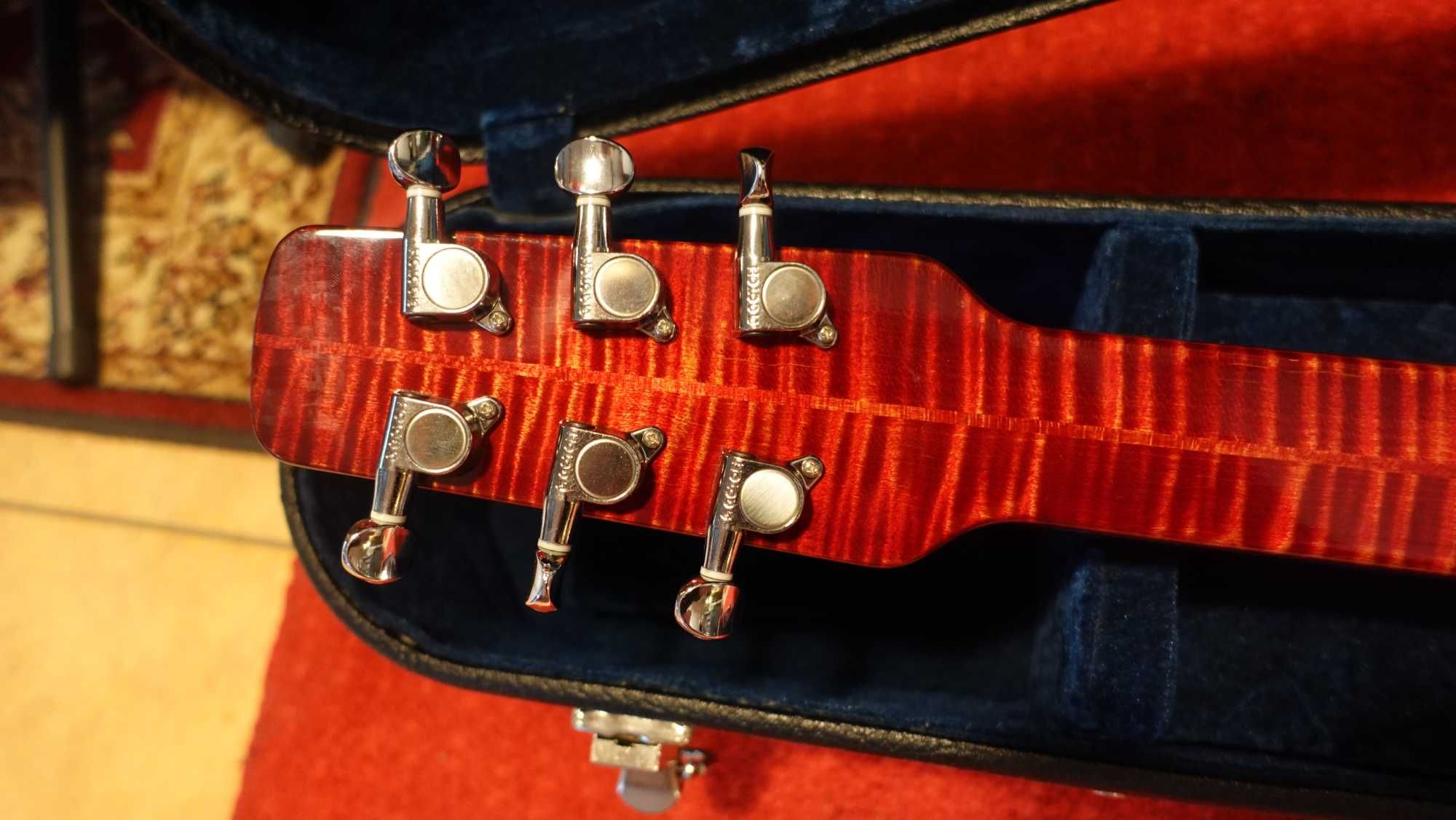 Gitara DOBRO Scheerhorn L-Body Flame Maple Squareneck Resophonic