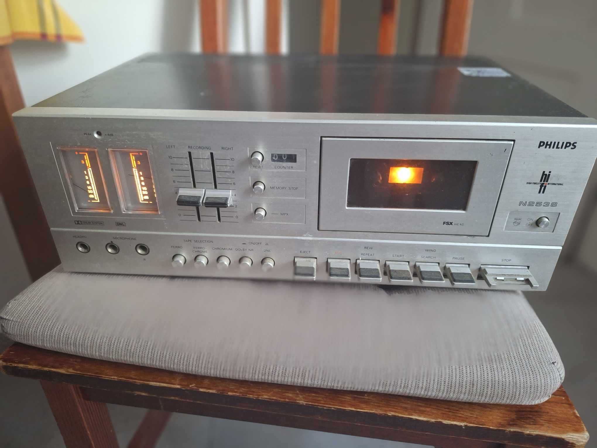 Magnetofon deck philips n2538