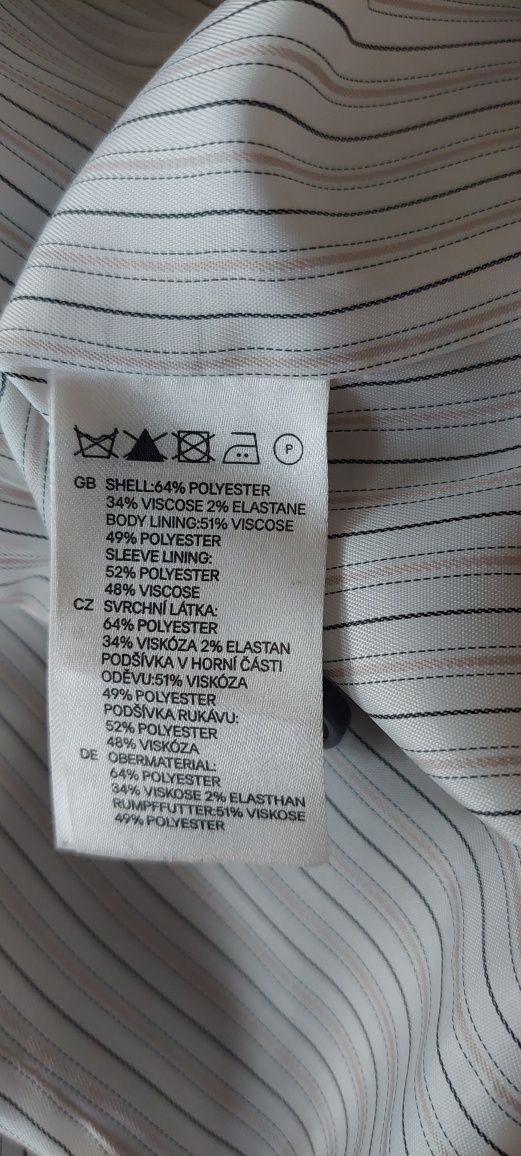 Szara marynarka/żakiet H&M rozm. 40