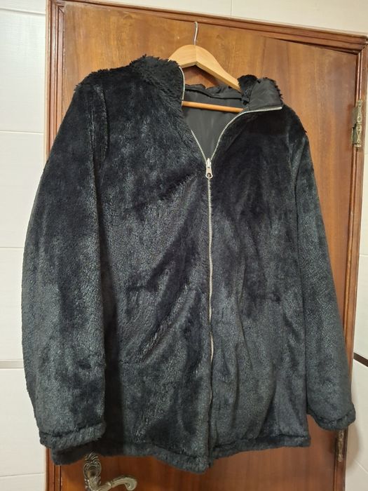 Casaco com dois lados reversível