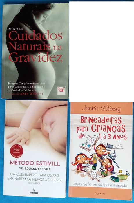 3 Livros sobre Gravidez, Bebés e Crianças [Preço Conj]