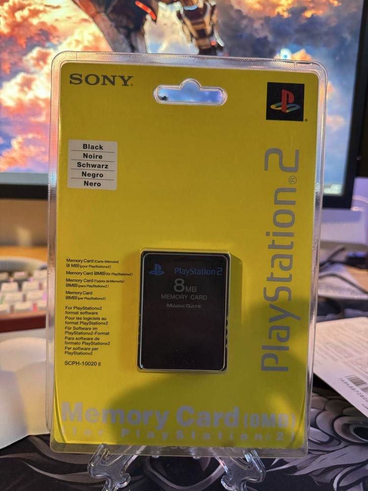 Playsttaion 2 memory card ps2 karta pamięci nowa  wersja eurpejska -