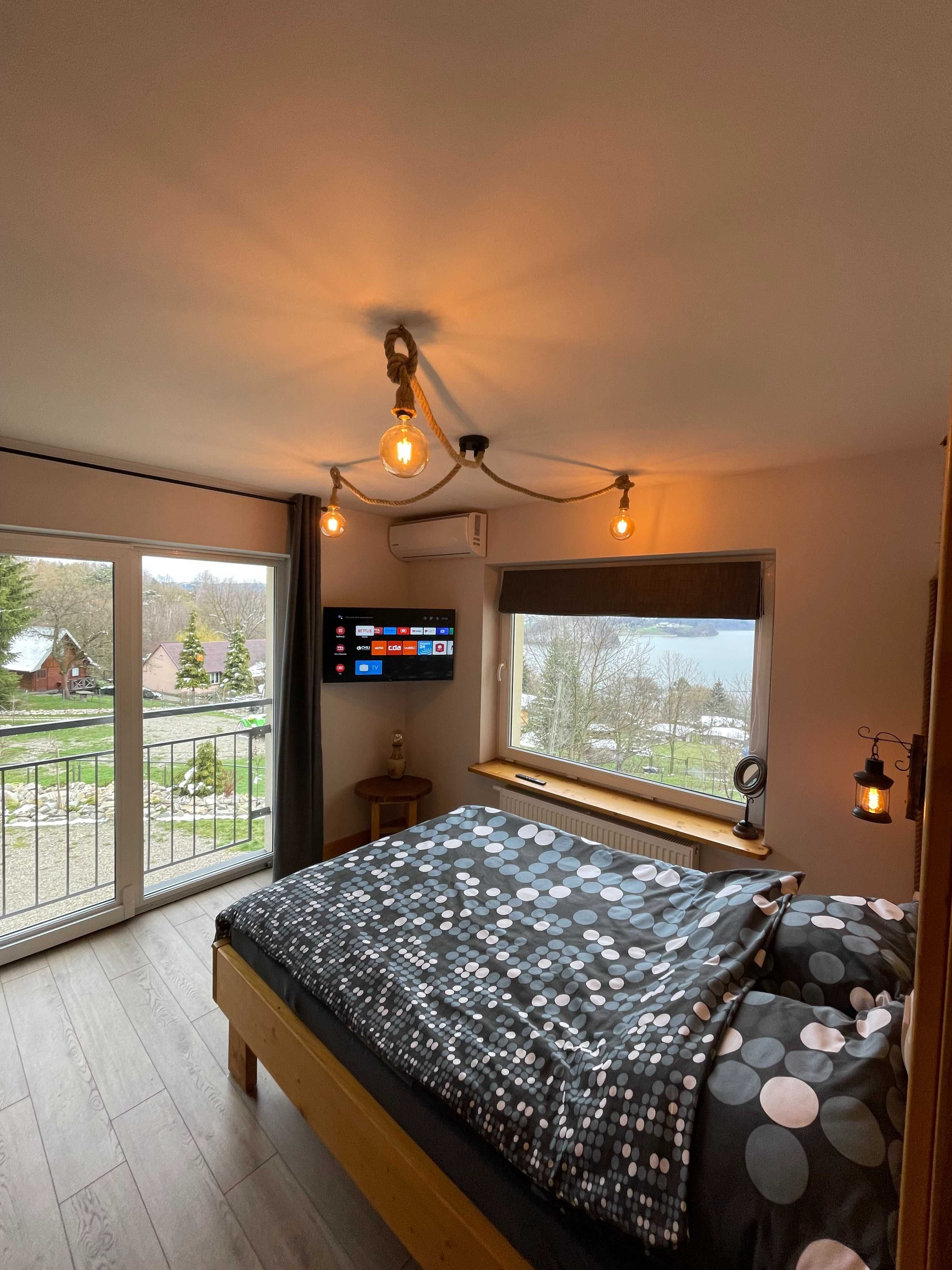 apartament nad jeziorem, sauna, jacuzzi, basen, apartamentwroznowie.pl
